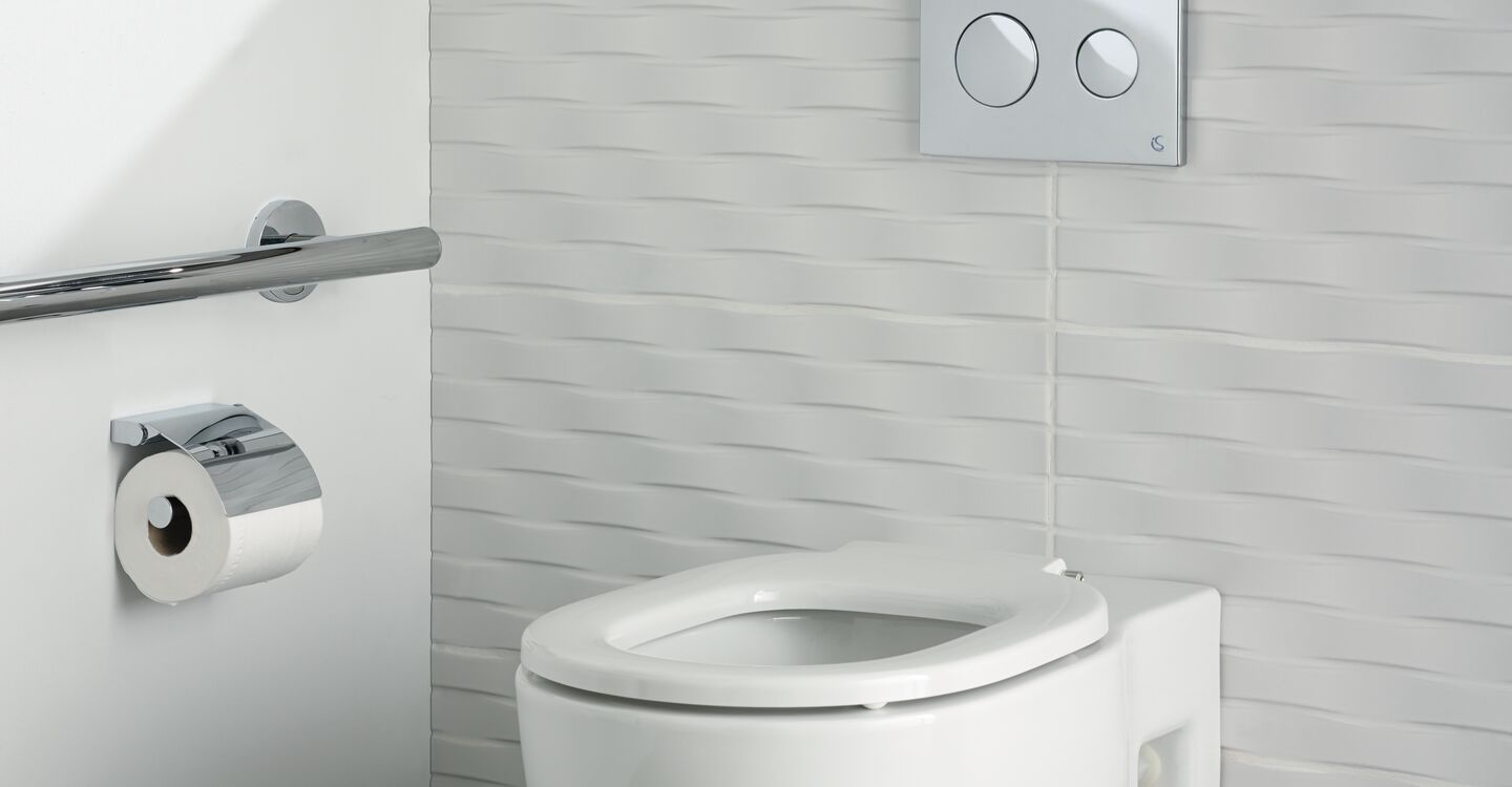 E6090 Concept Freedom Wall hung raised height toilet pan