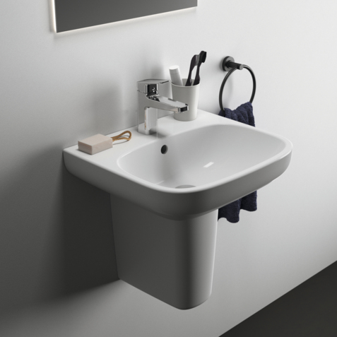 T4707 Ideal Standard i.life A 50cm washbasin, 1 taphole | Washbasins